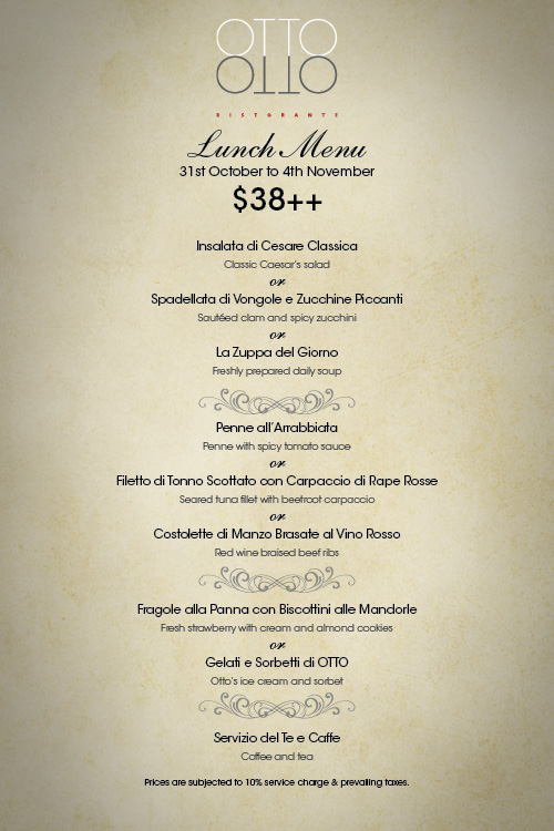 Weekly Lunch Menu